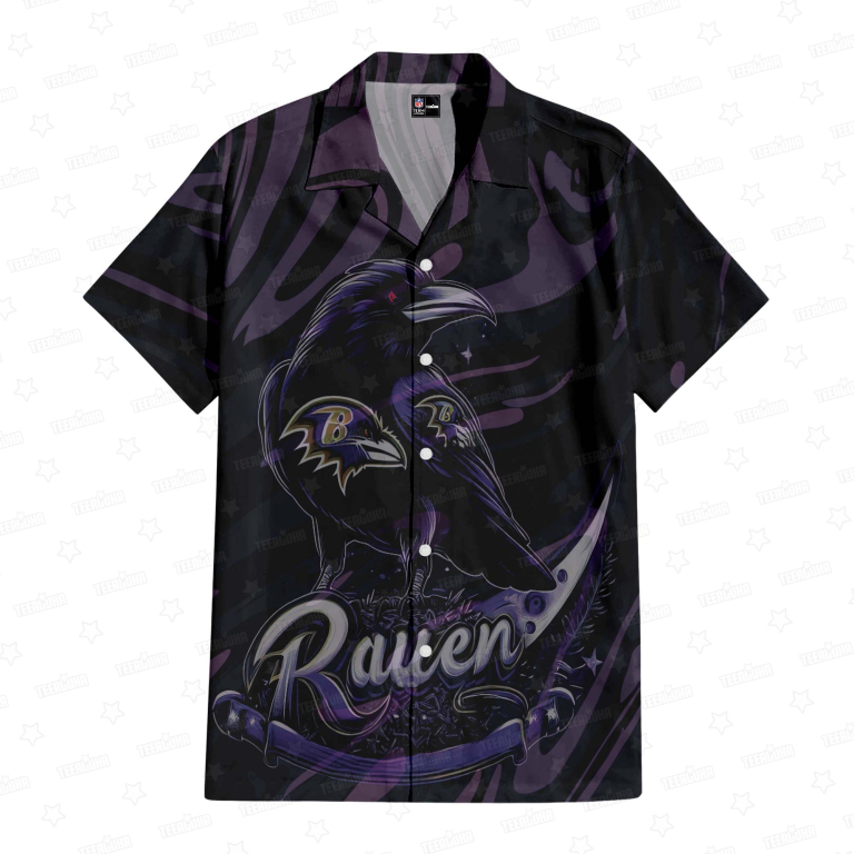 Baltimore Ravens Avian Elegance Hawaiian Shirt