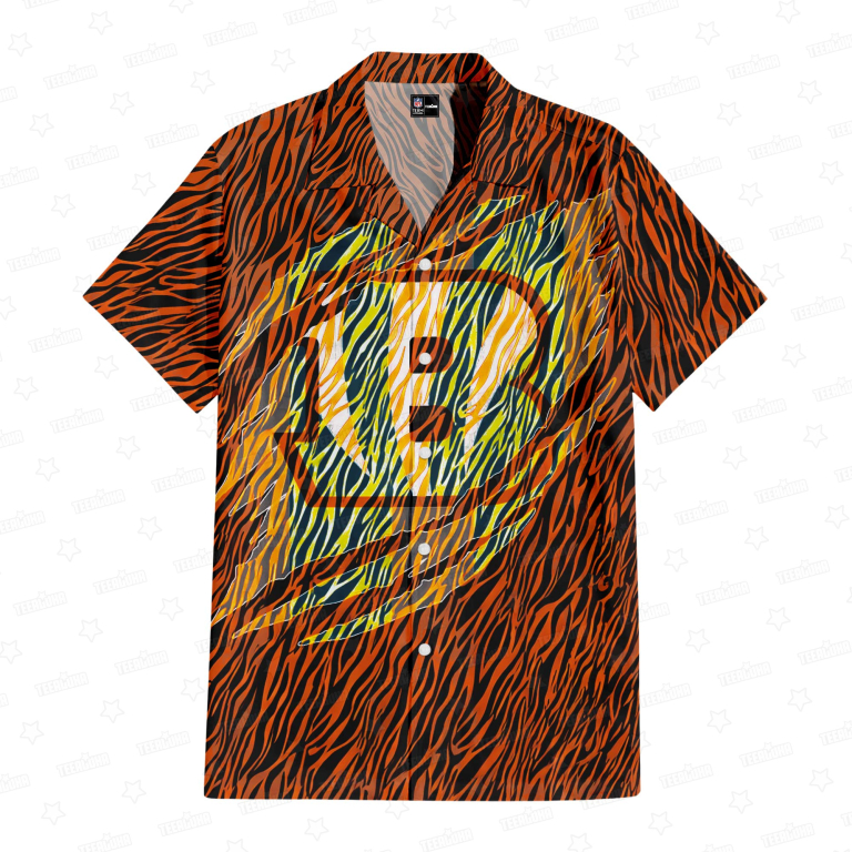 Cincinnati Bengals Tiger Fury Hawaiian Shirt