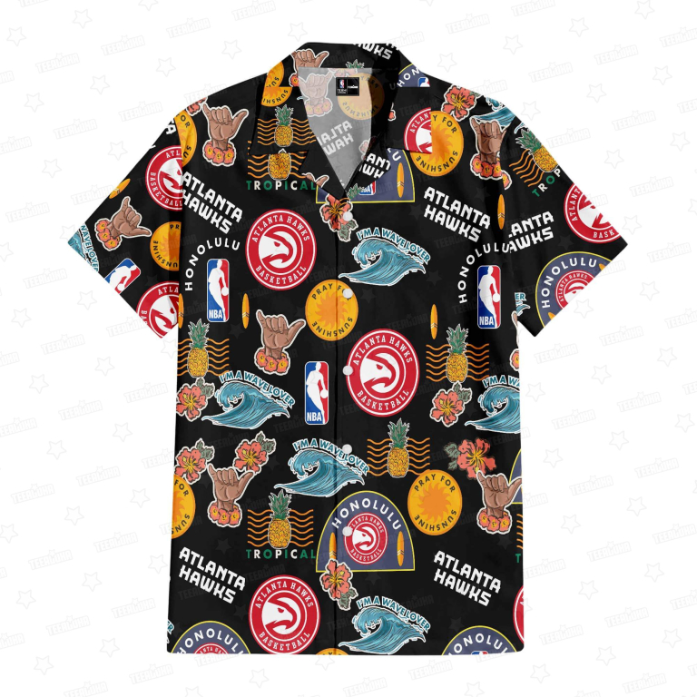 Atlanta Hawks Aloha Breeze Hawaiian Shirt