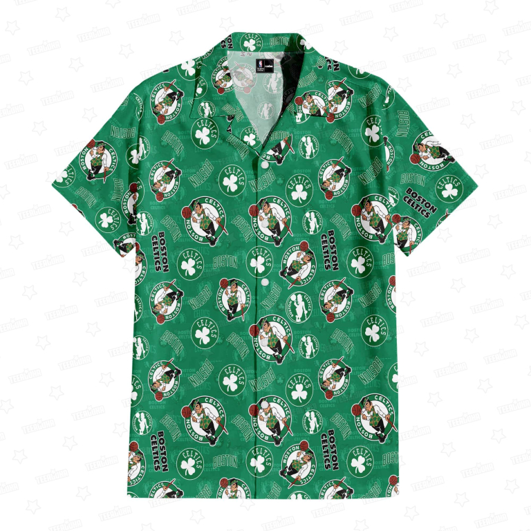 Boston Celtics Green Glory Hawaiian Shirt