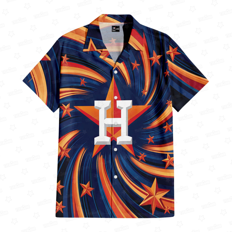 Houston Astros Vortex Starfield Hawaiian Shirt