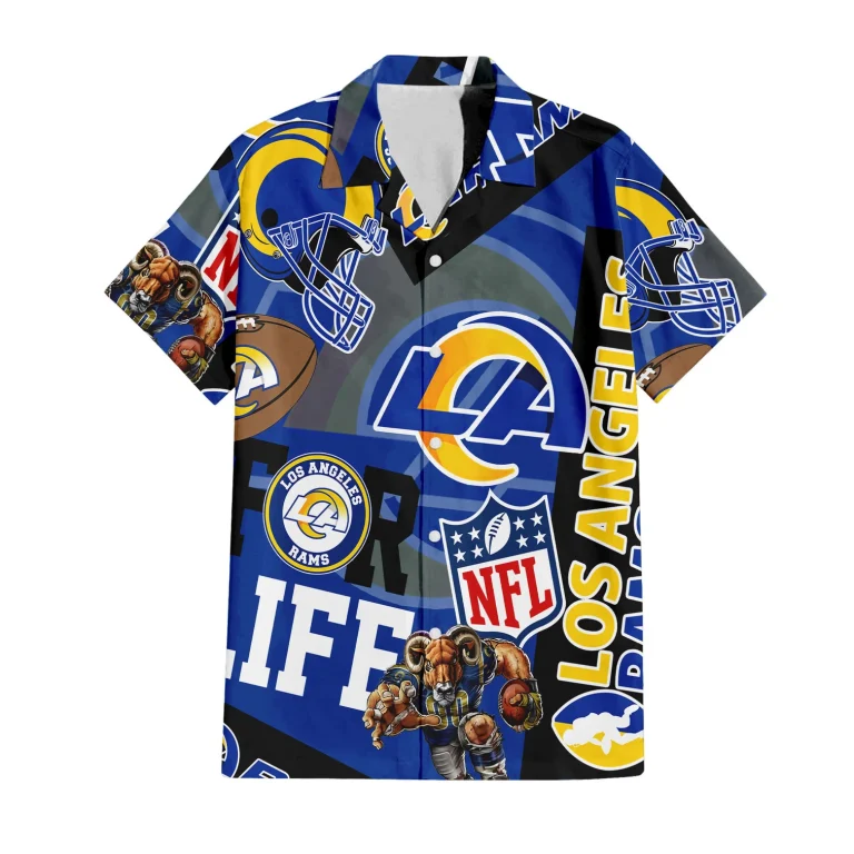 Los Angeles Rams For Life Hawaiian Shirt