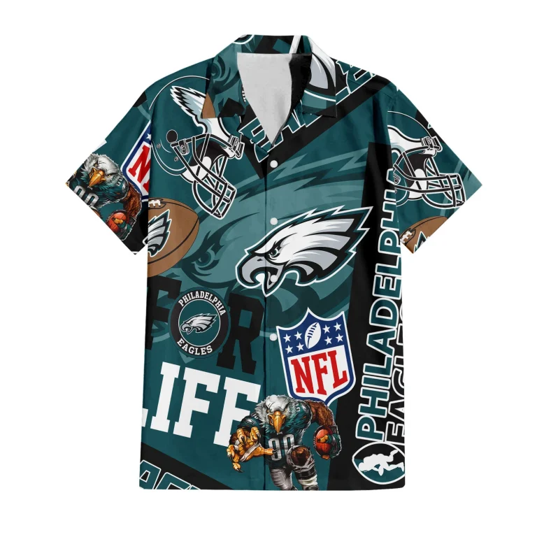 Philadelphia Eagles For Life Hawaiian Shirt