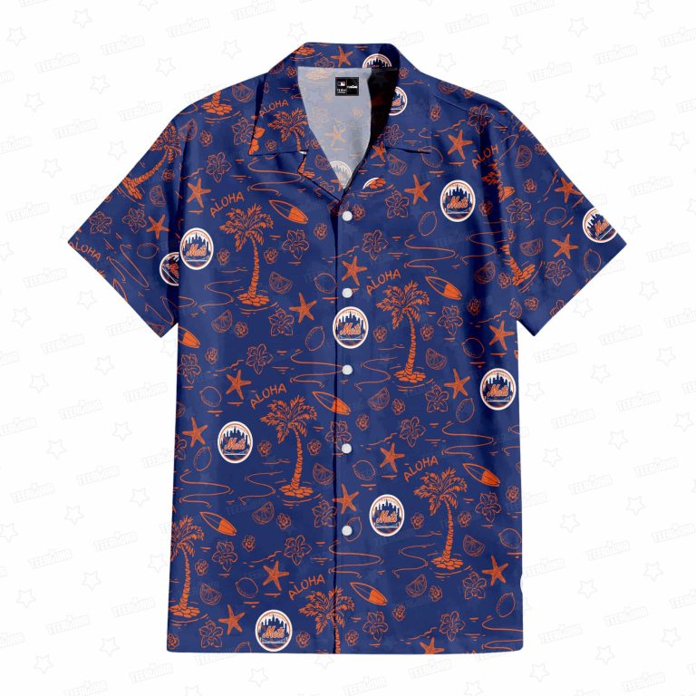 New York Mets Aloha Paradise Hawaiian Shirt