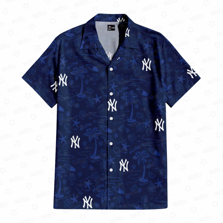 New York Yankees Aloha Paradise Hawaiian Shirt