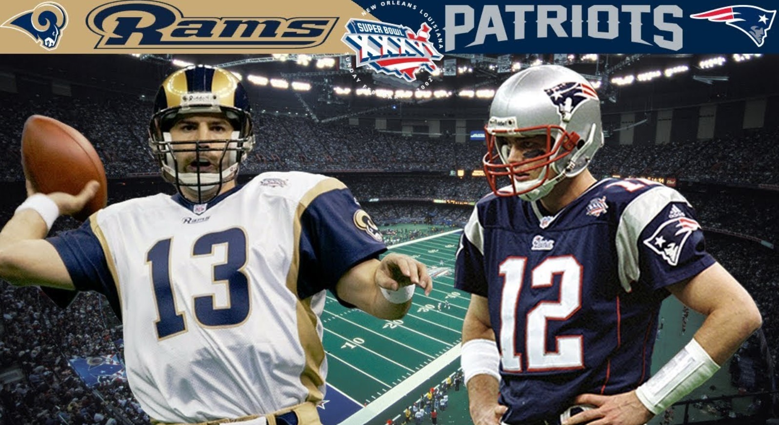 Super Bowl Xxxvi St Louis Rams Vs New England Patriots - demo10